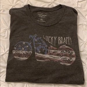 Men’s XL Lucky Brand Motorcycle T-Shirt